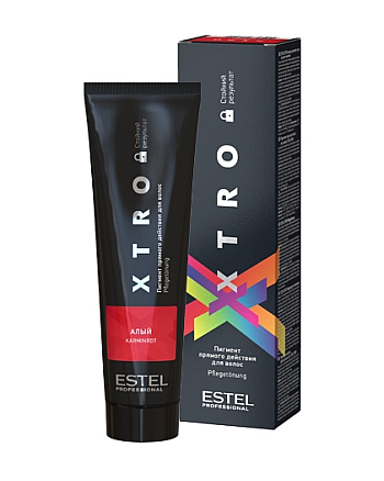 Estel Professional XTRO BLACK - Пигмент прямого действия для волос Алый 100 мл - hairs-russia.ru